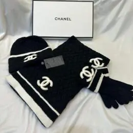 chanel hat and echapres and glove set s_12652b6